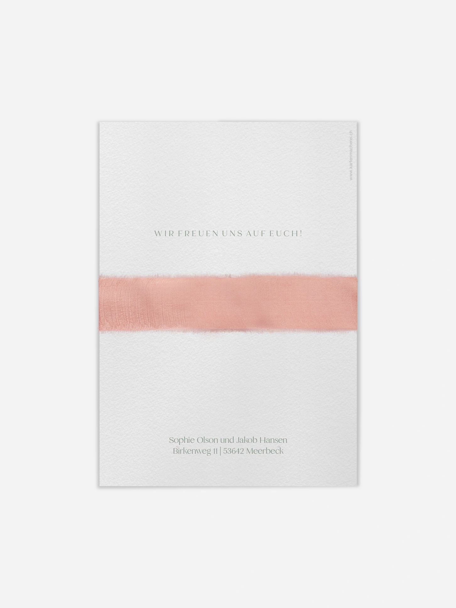 Hochzeitseinladung Minimal Aesthetic