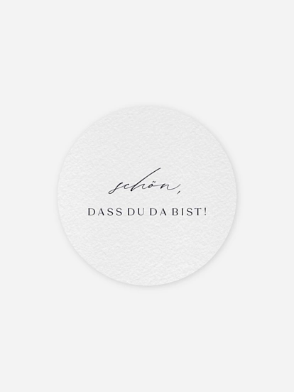 Geschenkaufkleber Hochzeit Minimal Aesthetic