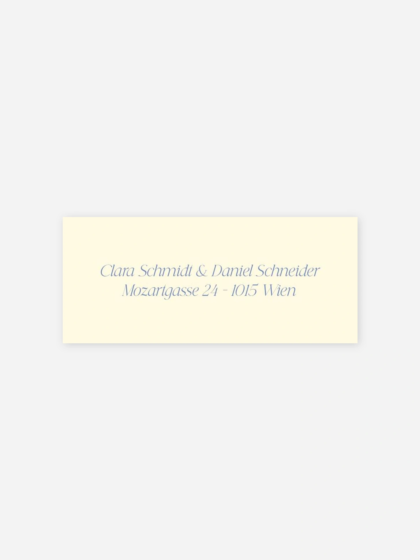 Absenderaufkleber Hochzeit Shades of joy