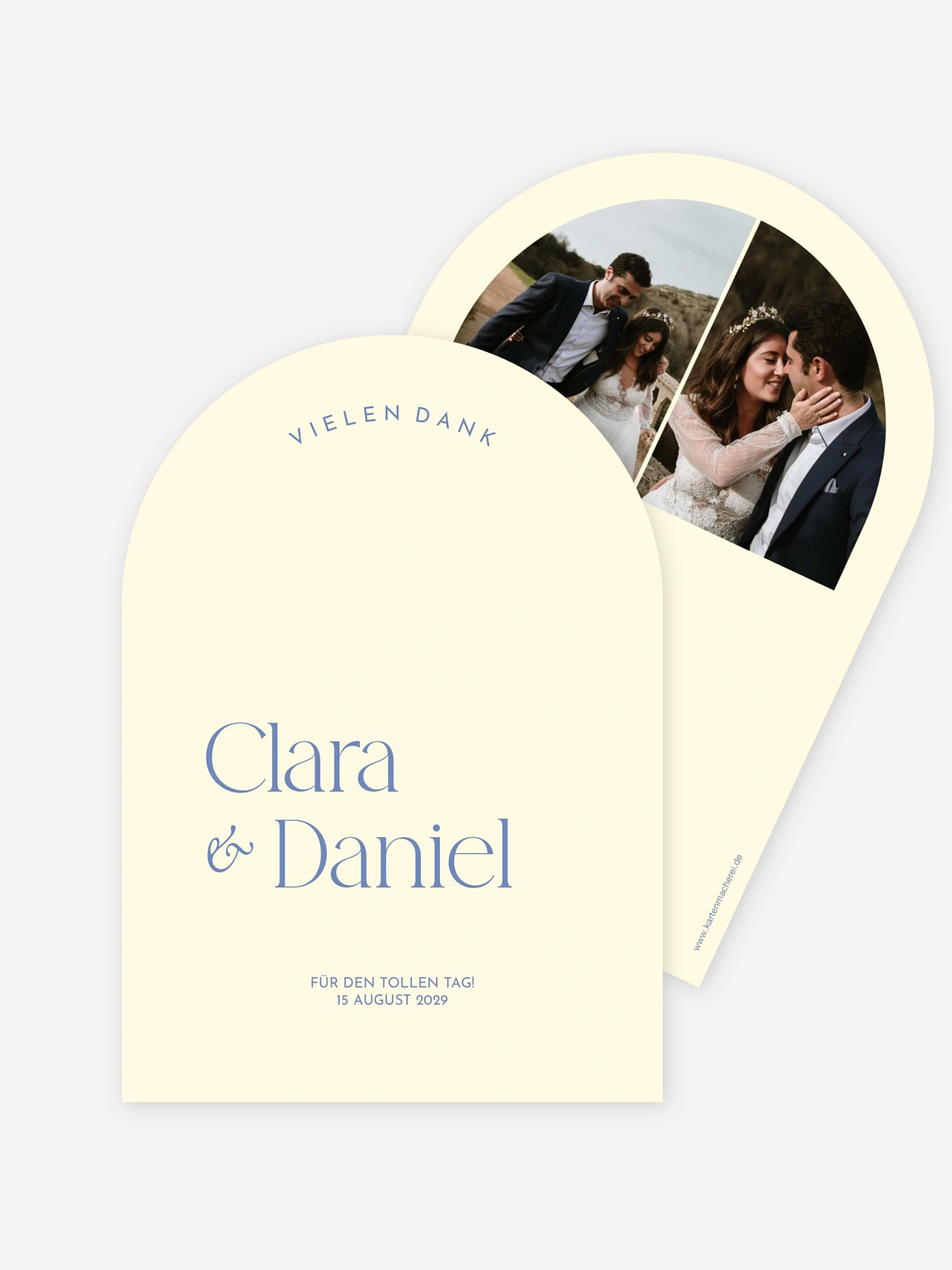 Dankeskarte Hochzeit Shades of joy