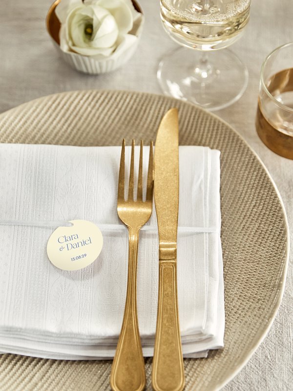Anhänger mit Band zur Hochzeit Shades of joy