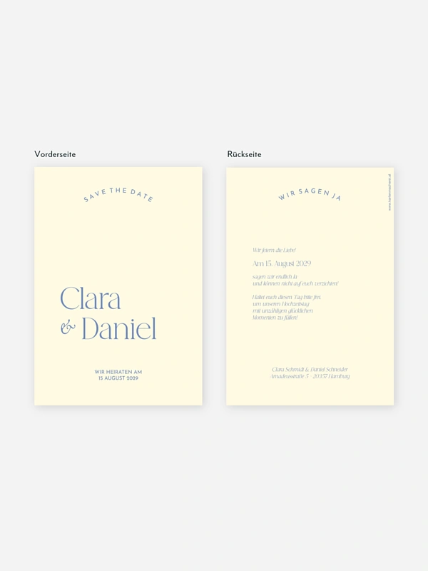 Save-the-Date Karte Shades of joy