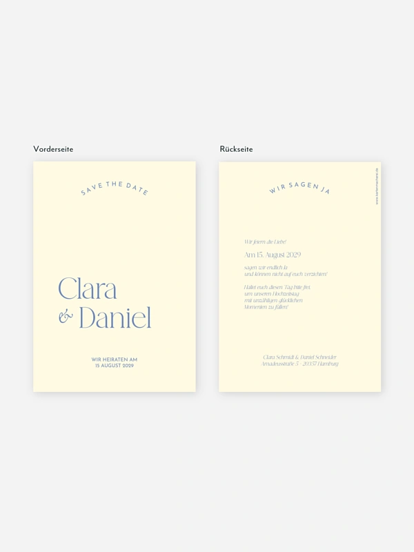 Save-the-Date Karte Shades of joy