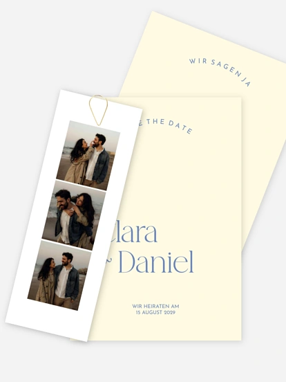 Save-the-Date Karte Shades of joy