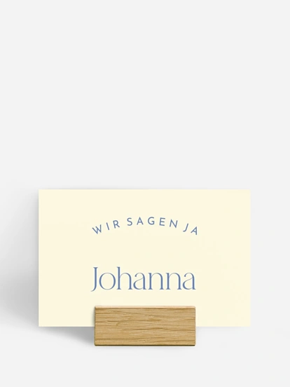Tischkarte Hochzeit Shades of joy