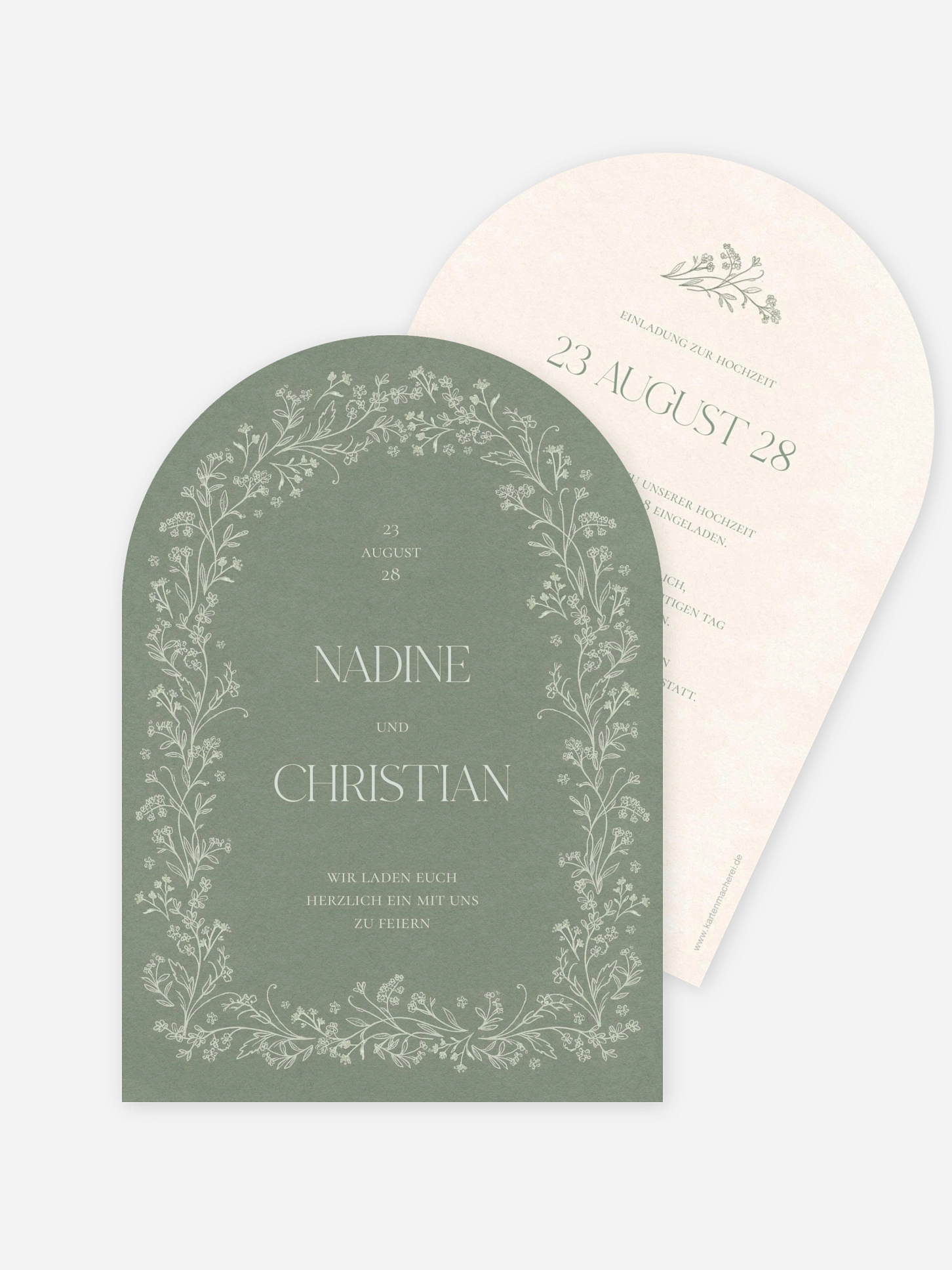Hochzeitseinladung Blooming Vines