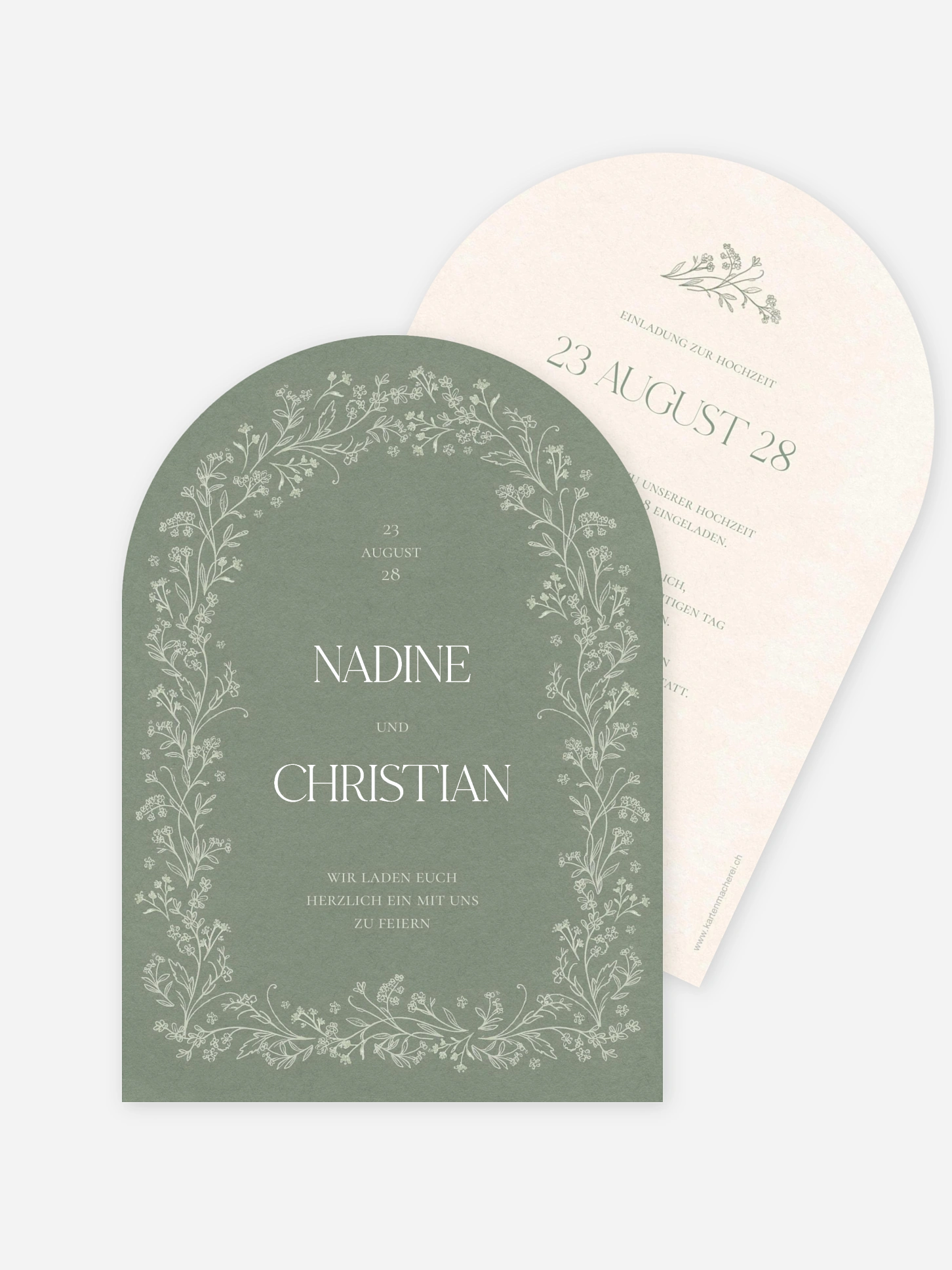 Hochzeitseinladung Blooming Vines
