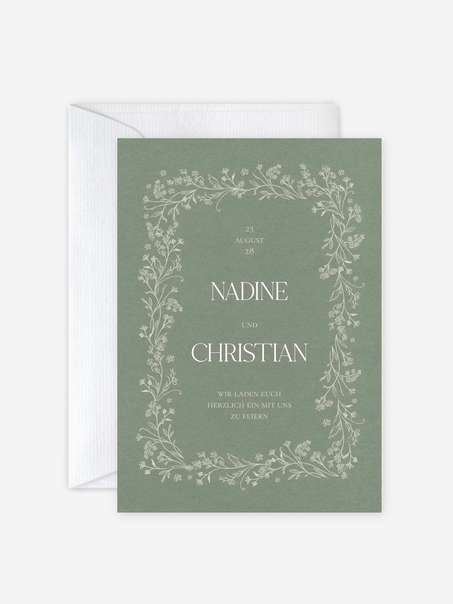 Hochzeitseinladung Blooming Vines
