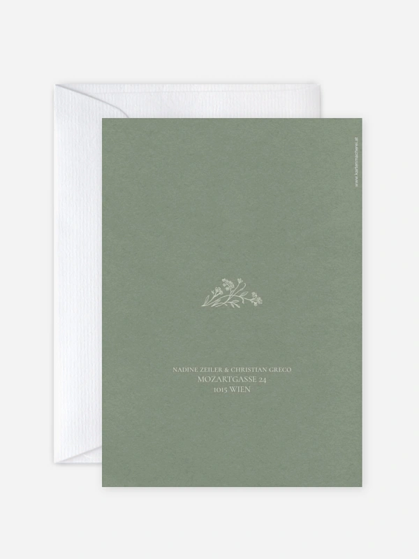 Hochzeitseinladung Blooming Vines