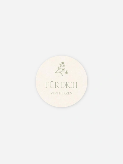 Geschenkaufkleber Hochzeit Blooming Vines