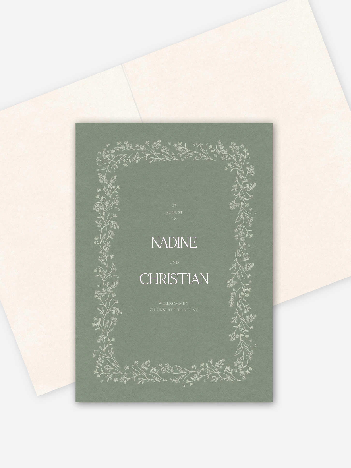 Kirchenheft Hochzeit Blooming Vines