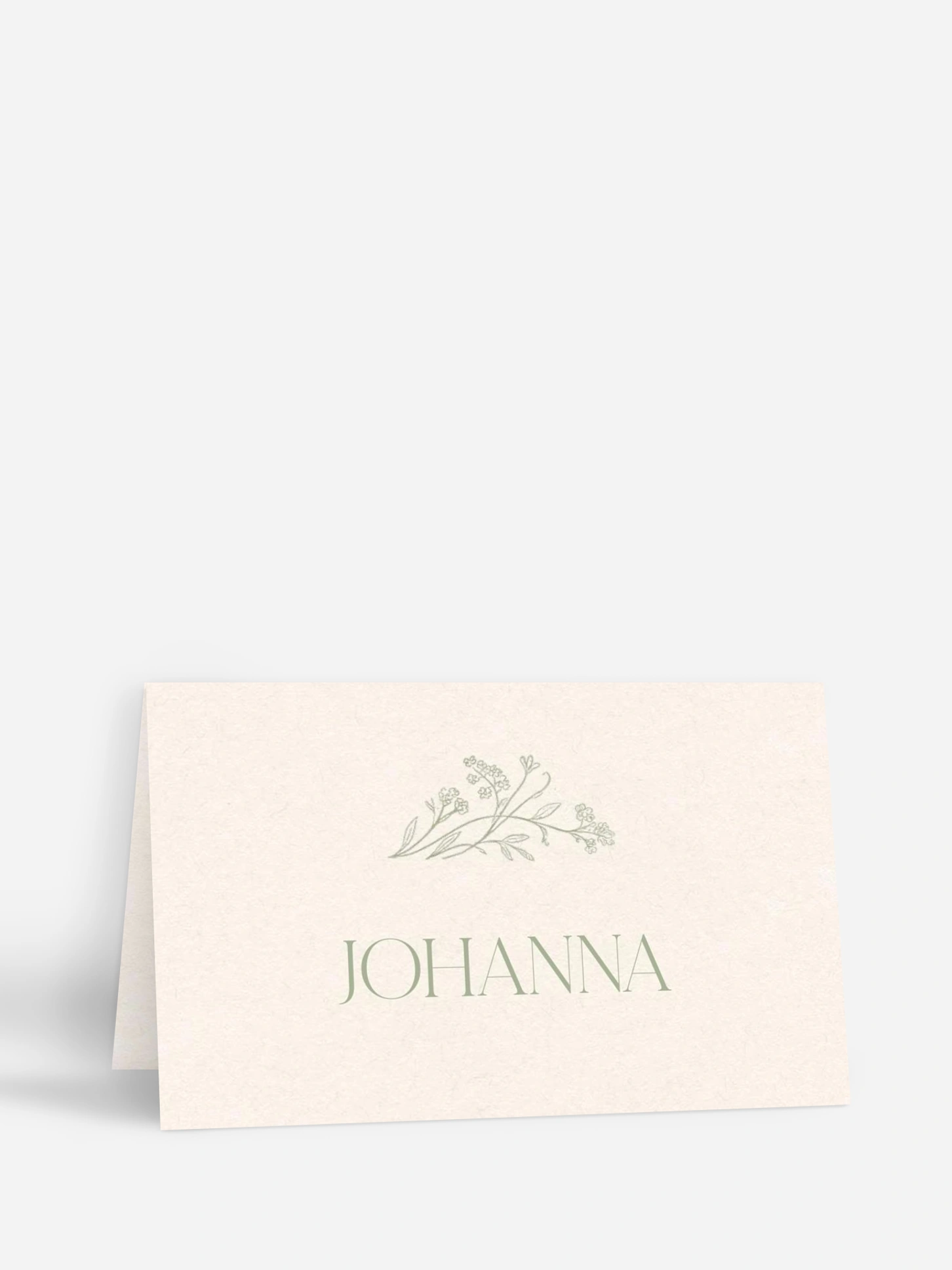 Tischkarte Hochzeit Blooming Vines