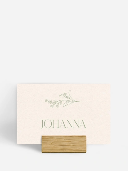Tischkarte Hochzeit Blooming Vines