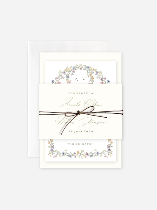 Hochzeitseinladung Floral Arch