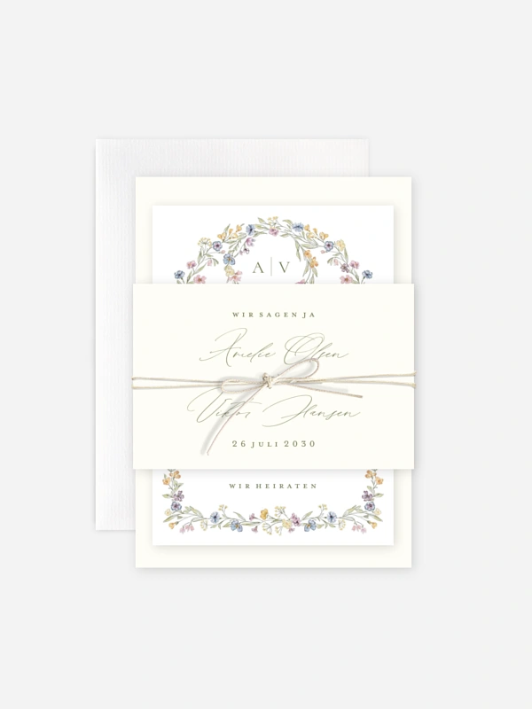 Hochzeitseinladung Floral Arch