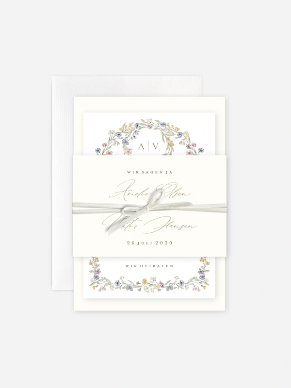 Hochzeitseinladung Floral Arch