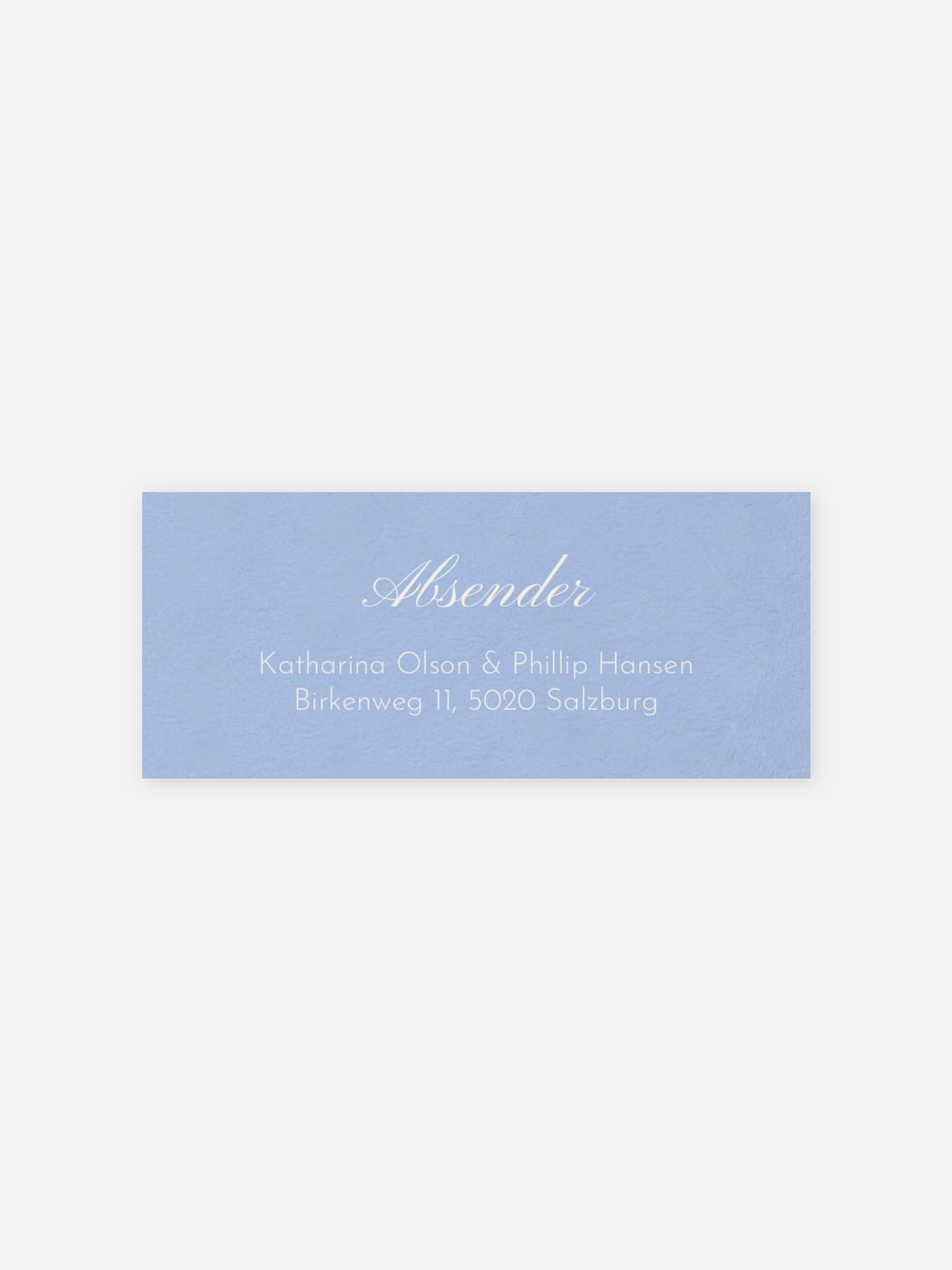 Absenderaufkleber Hochzeit Vintage Oval