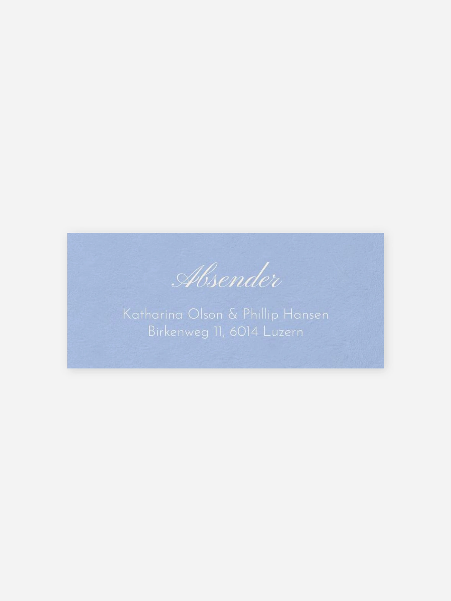 Absenderaufkleber Hochzeit Vintage Oval