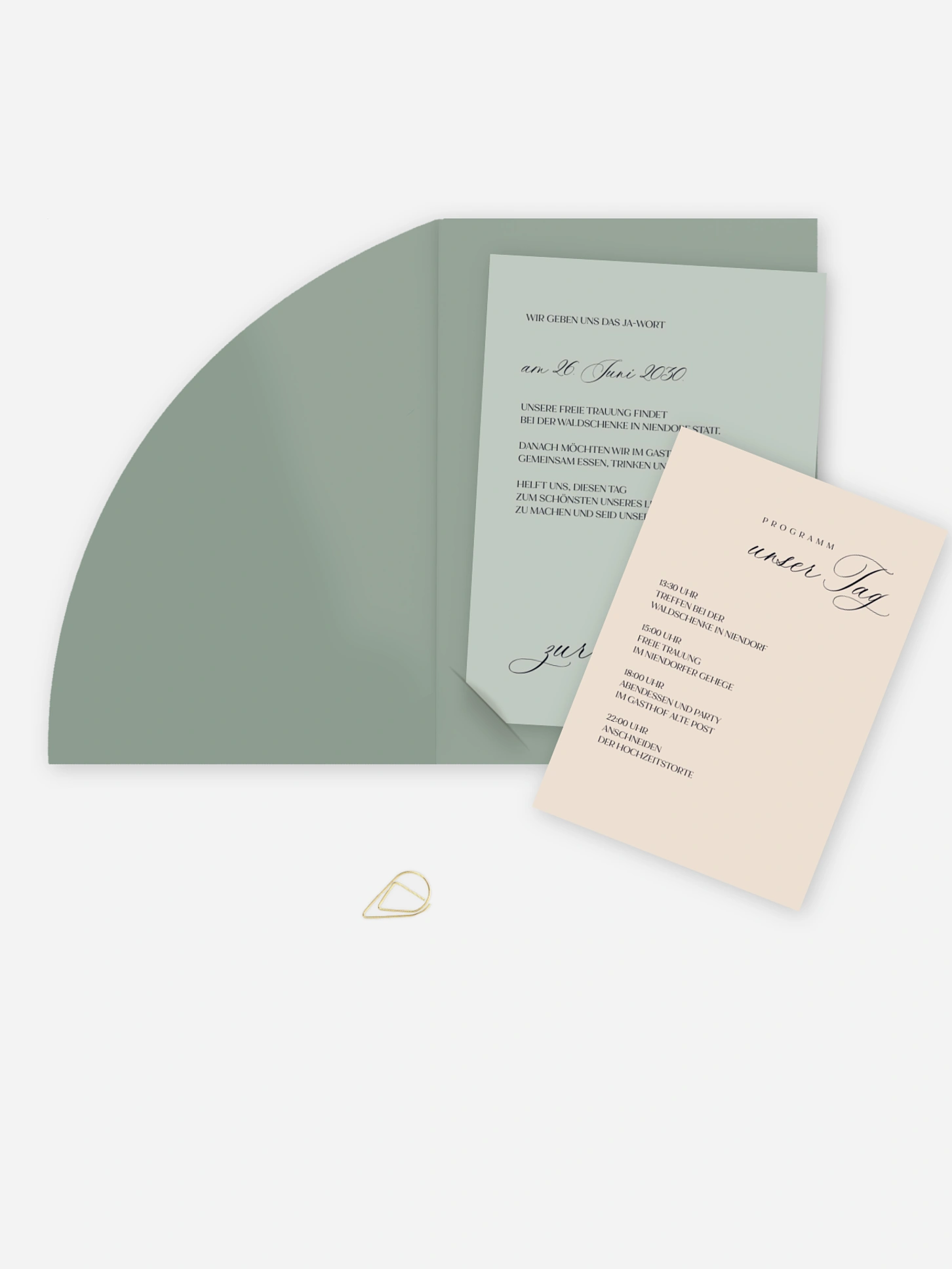 Hochzeitseinladung Colour Match
