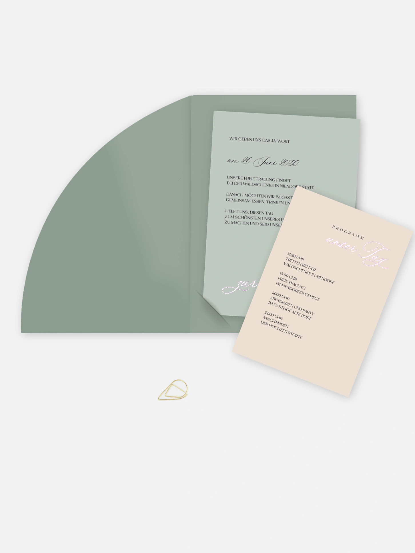 Hochzeitseinladung Colour Match