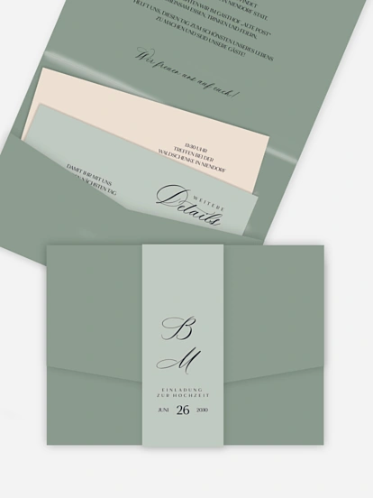 Hochzeitseinladung Colour Match