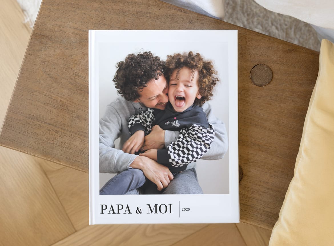 Album photo rigide fête des pères