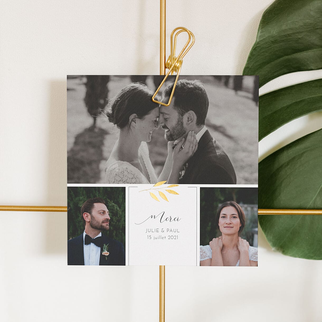 Cartes de remerciement mariage, Après le grand jour