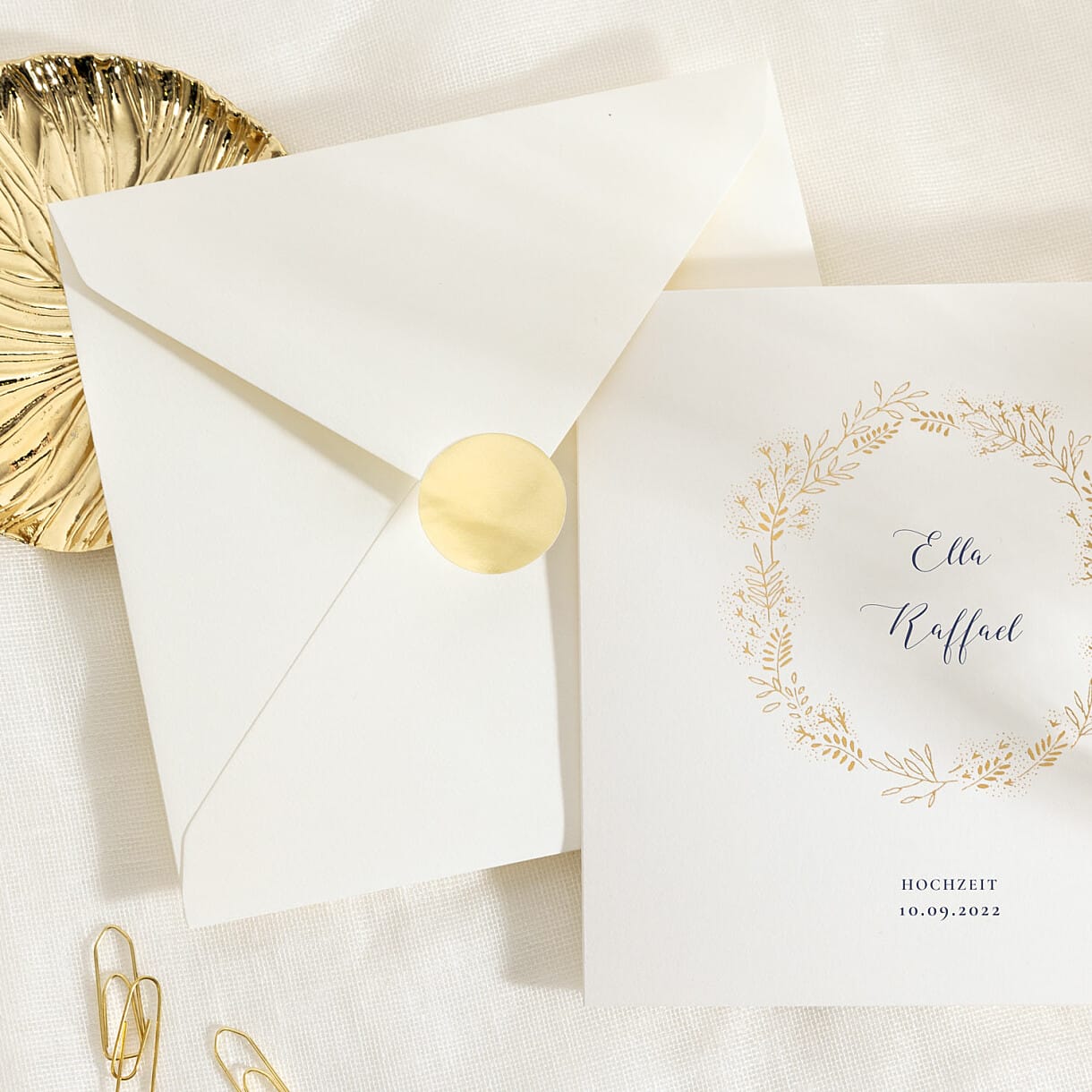 Aufkleber Gold