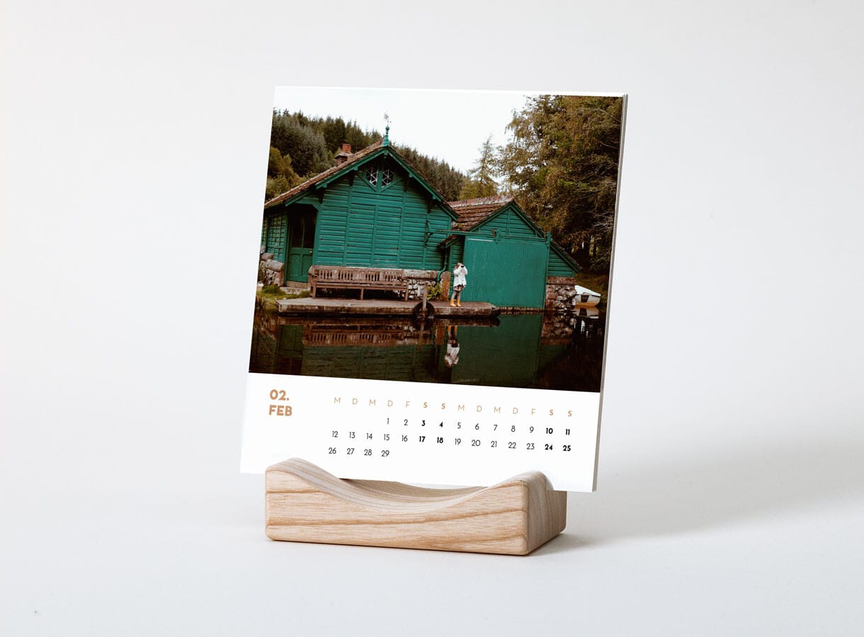 Tischkalender zum Aufstellen