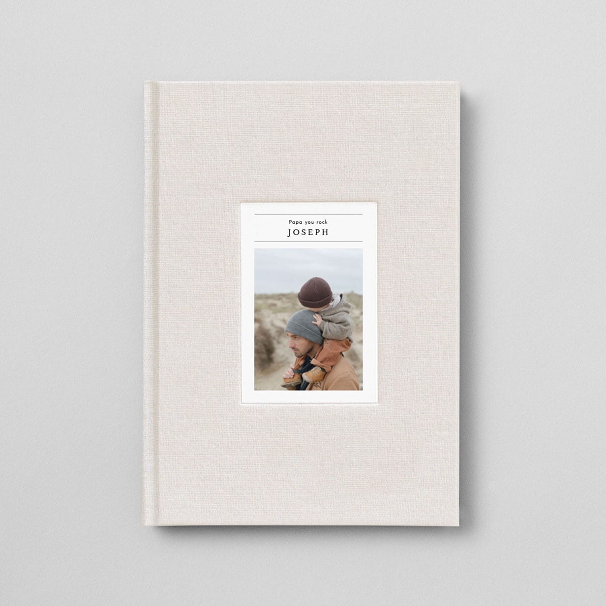 Carnet tissu photo