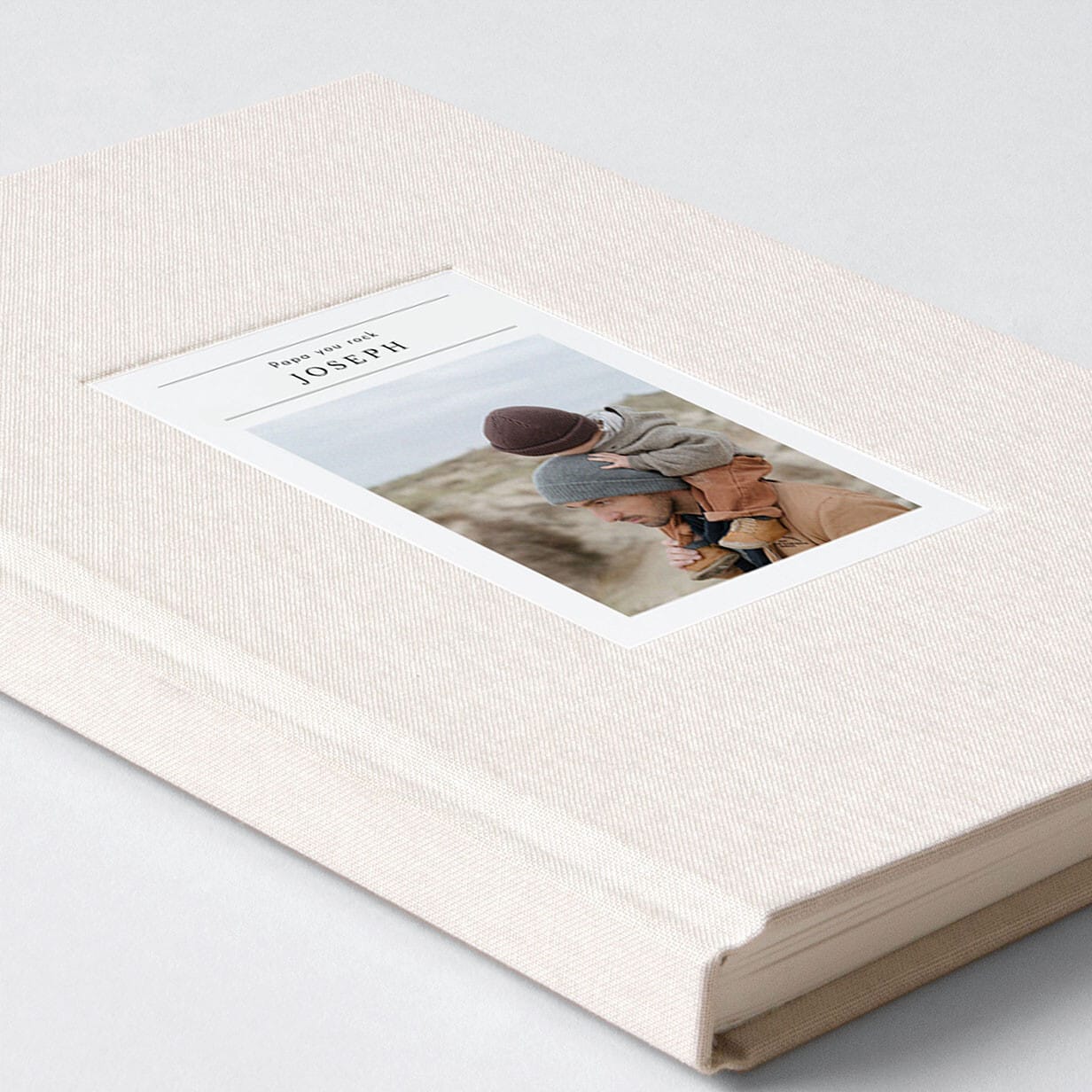 Carnet tissu photo