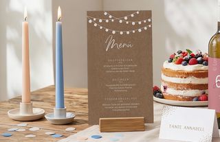 Menükarten Geburtstag