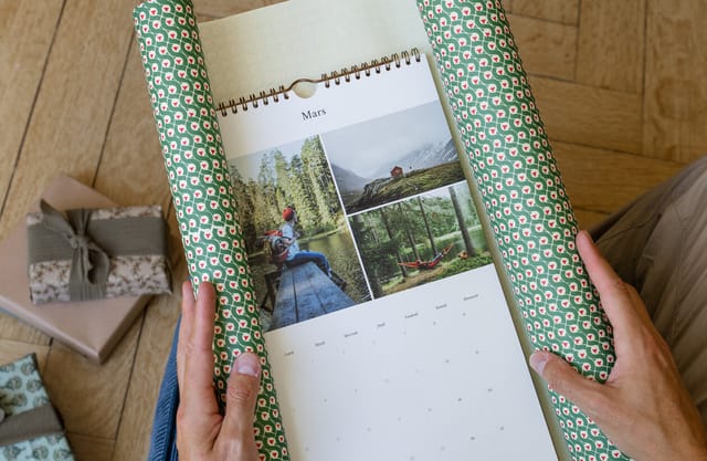 Calendrier photo planning personnalisé