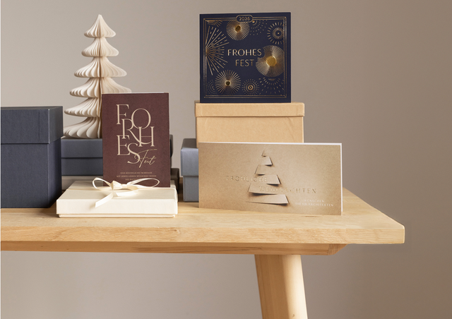 Geschäftliche Weihnachtskarten