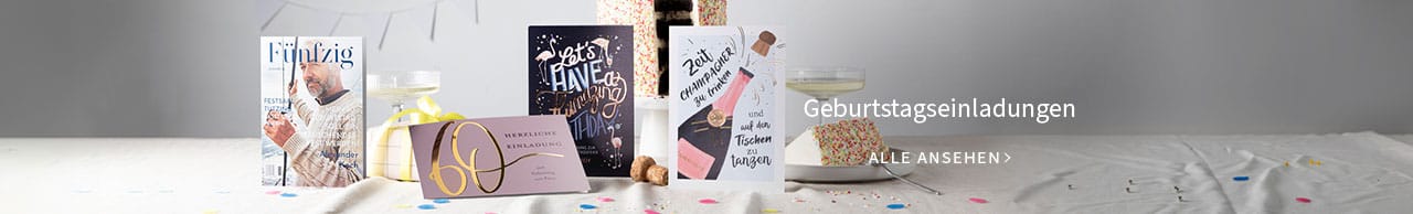 Geburtstagseinladungen