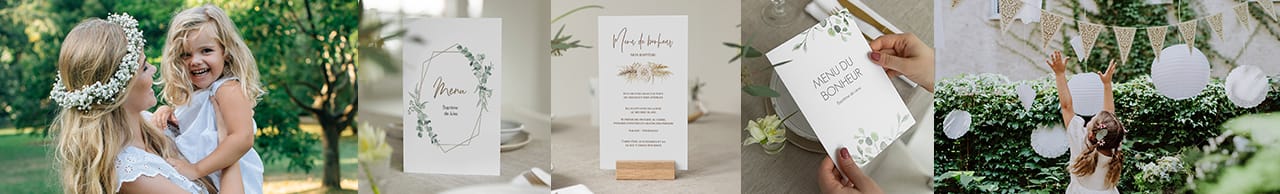 Menu baptême