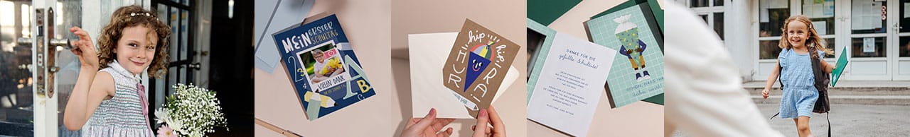 Danksagungskarten zur Einschulung