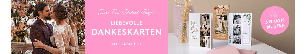 salebanner-Dankeskarten