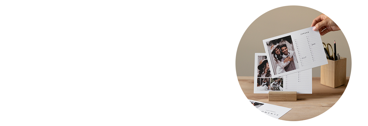 Einen selbst gestalteten Terminkalender verschenken