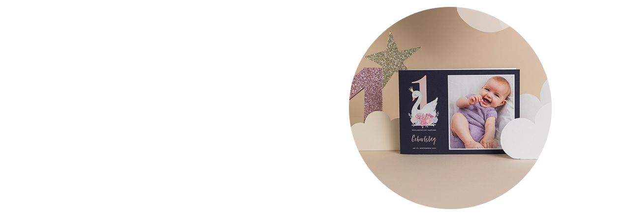 Erster Kindergeburtstag Einladung Meilenstein