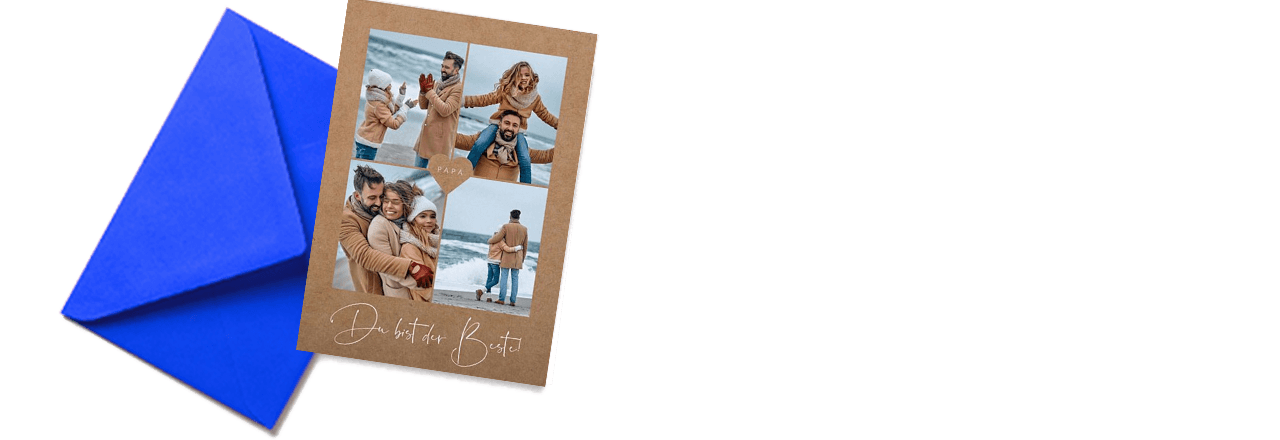 Vatertagskarten: Für Papa nur das Beste