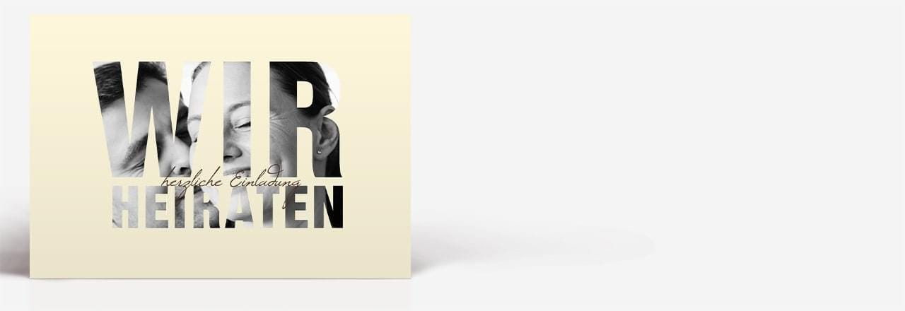 Foto-Hochzeitseinladungen