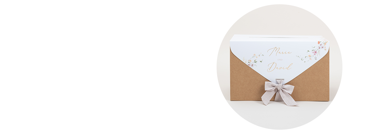 Briefbox für die Hochzeitsfeier