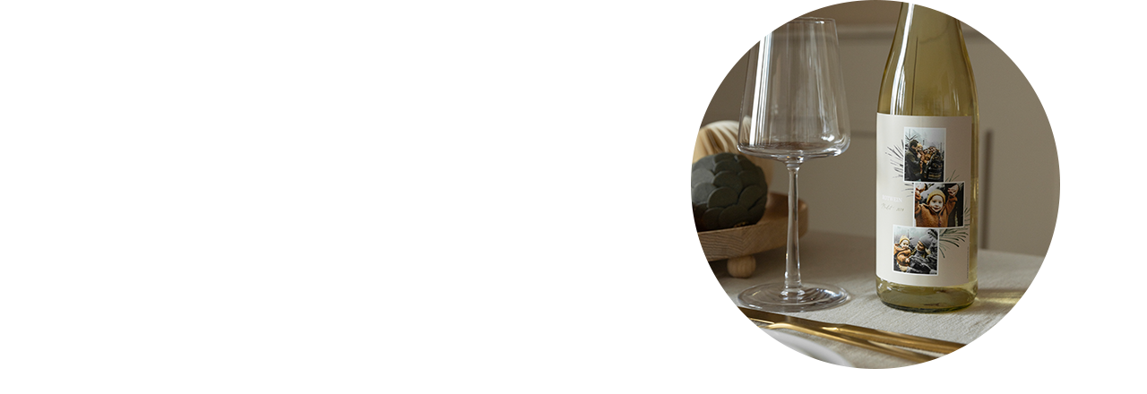 Den eigenen Hauswein servieren – mit Weinetiketten 