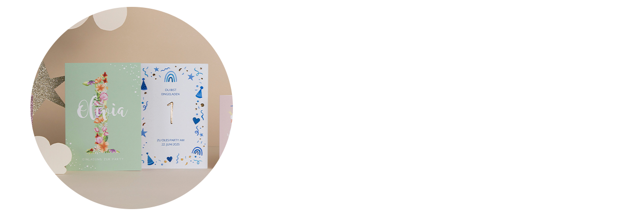 Erster Kindergeburtstag Einladung Bestellung