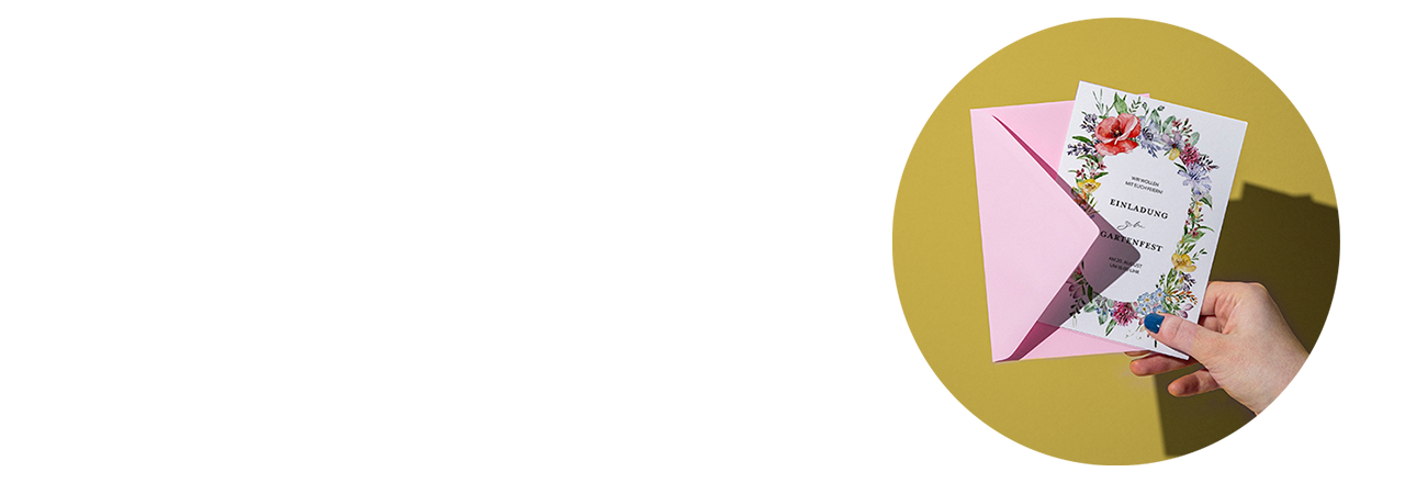 Partyeinladungen mit Stil