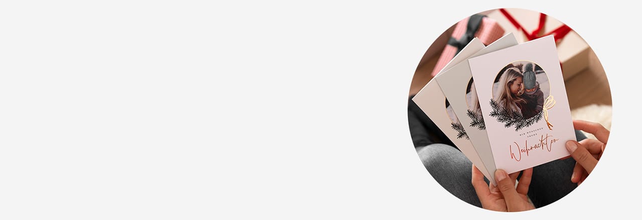 Weihnachtskarten online gestalten