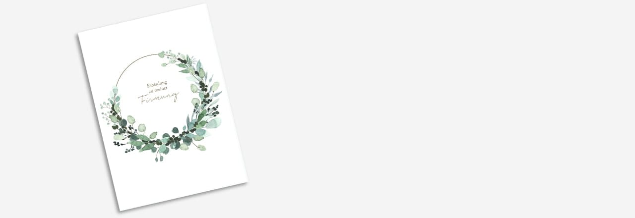 Einladungskarten Firmung Gestaltung