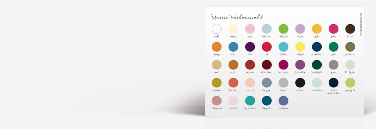 Danksagungskarten Kommunion Farbe