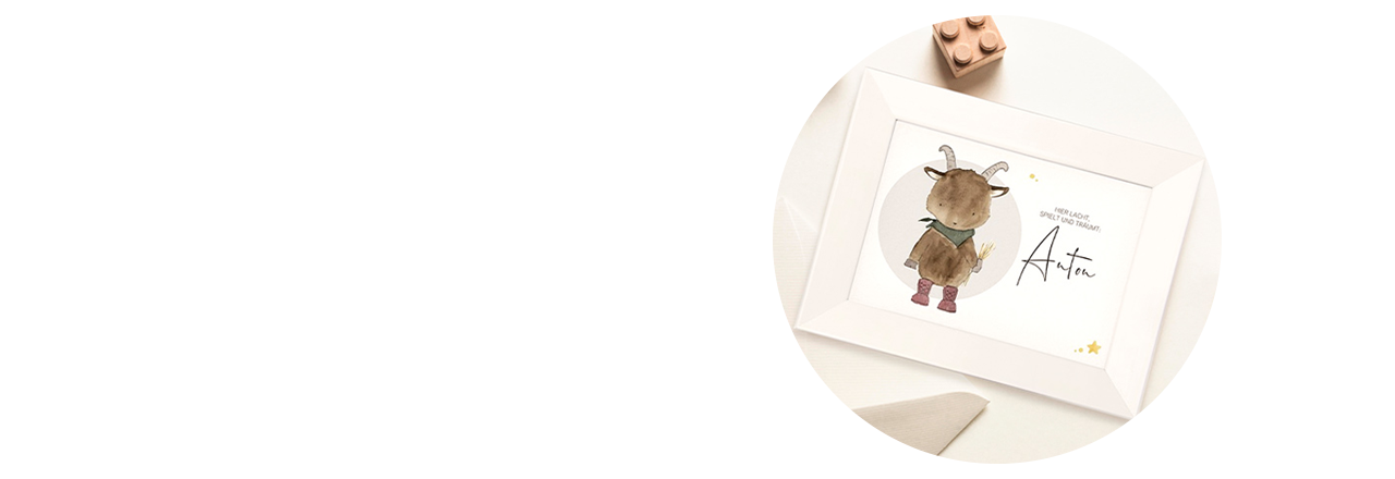 Namensschild fürs Kinderzimmer